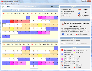Eisprung kalender screenshot